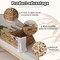 Rectangular Water Hyacinth Storage Basket, Wicker Baskets for Organizing,Hyacinth Baskets with Handle